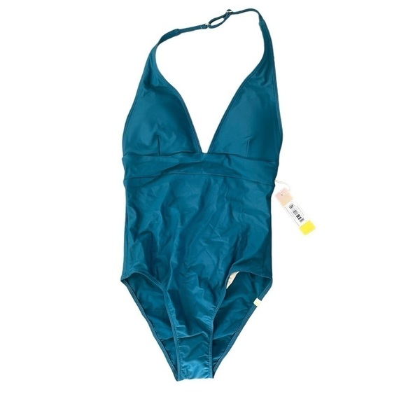 New! summersalt Halter V One Piece Swimsuit Zen - Picture 1 of 9